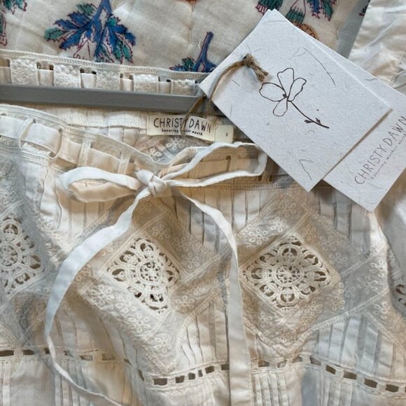 NWT Christy Dawn Shaina Dress, Pearl - Picture 4 of 4